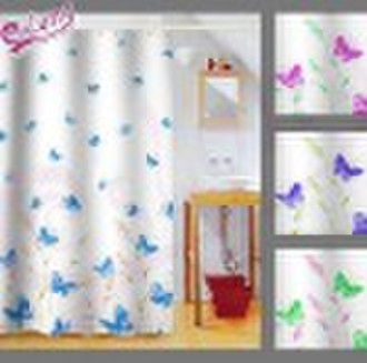 Butterfly Printed Shower Curtain(Bathroom Product)