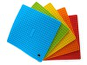 Square shape and colorful Silicone placemat