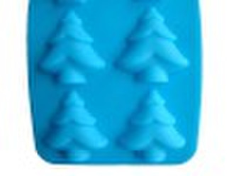 Silicone Christmas tree-shaped  ice tray