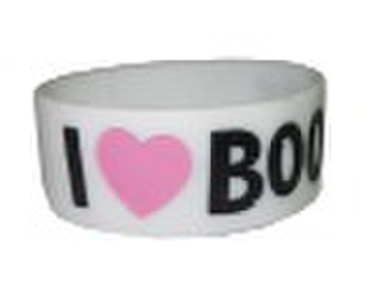 Wide Silicone Wristband