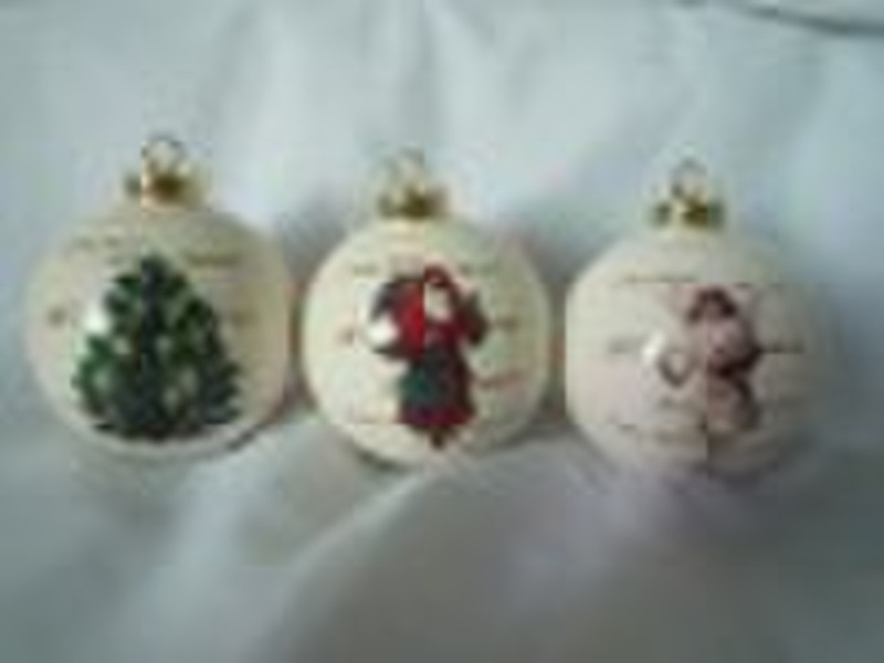 ceramics tree hanging ornament, hanging ball