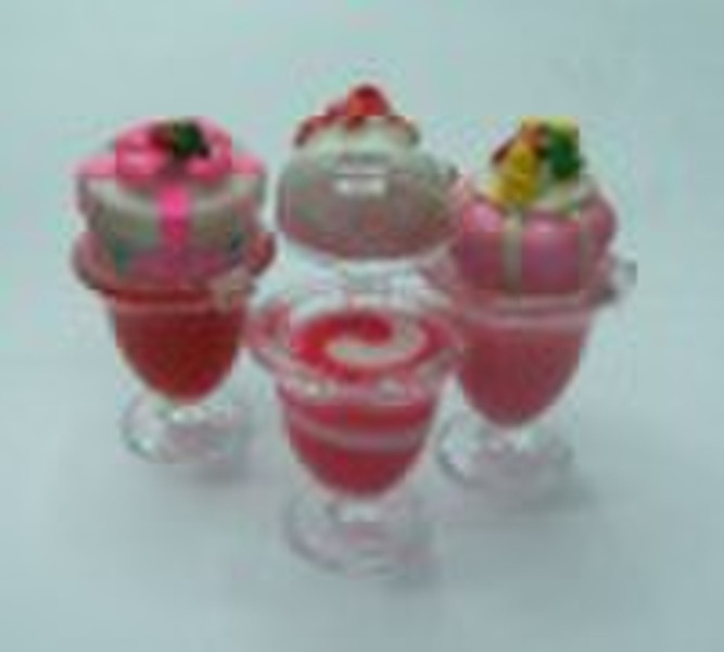 Promotional cosmetics - MINI cup lip balm with lov