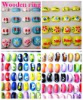 Ring, wooden ring, fashionable ring, religious rin