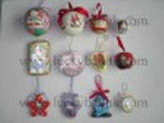 christmas ornament with various kinds of shapes an