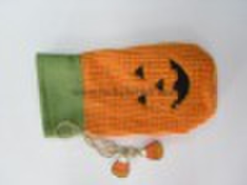 Halloween ornaments in bag shape