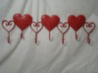 heart with 7 hangers