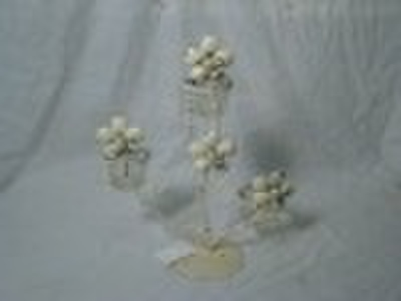 metal candle and card holder