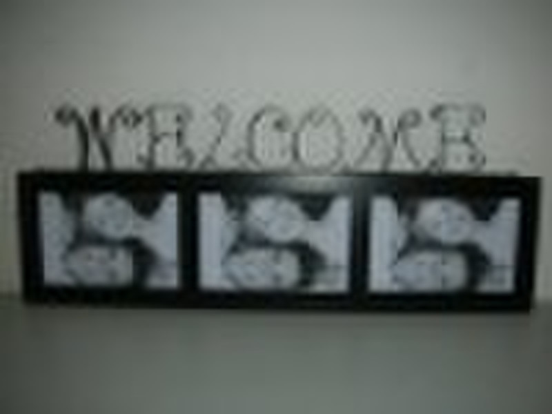 wooden(MDF) wall tri-photoframes