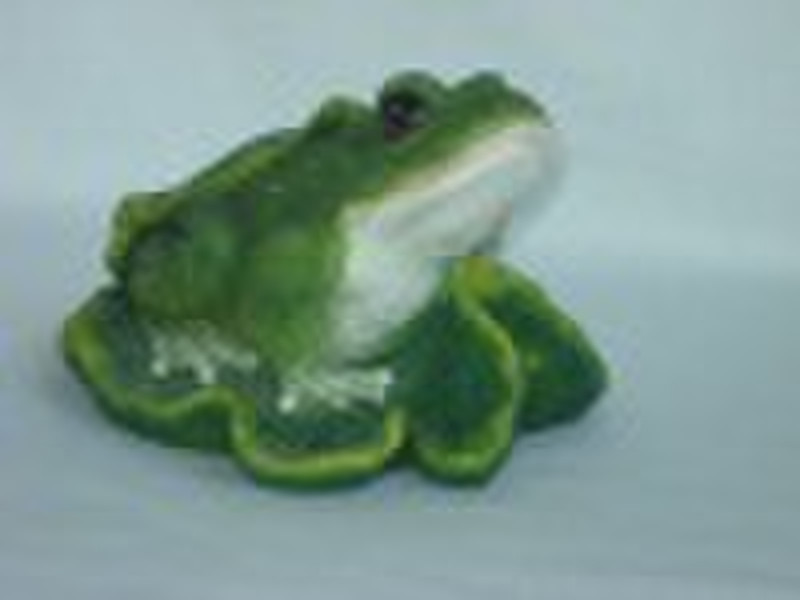 original design of polyresin frog crafts for garde