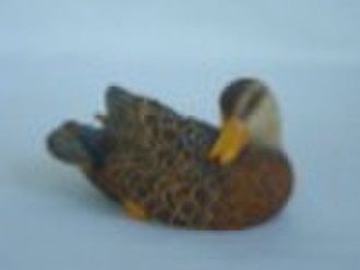 original design of polyresin  duck crafts for gard