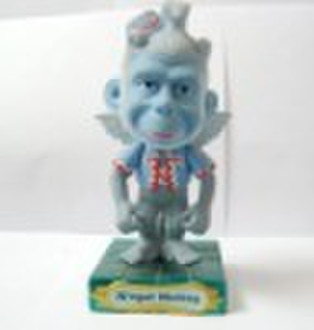 winged monkey bobble head