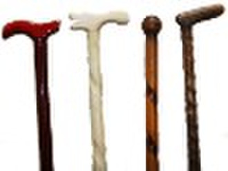Pine wood walking sticks/walking canes/handle cane