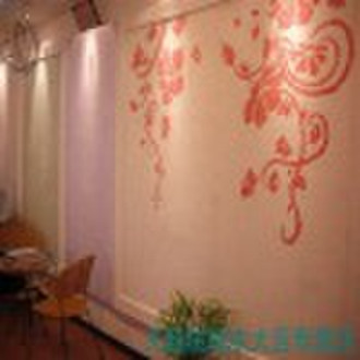 fibre wall coating decoration similar to wall pape