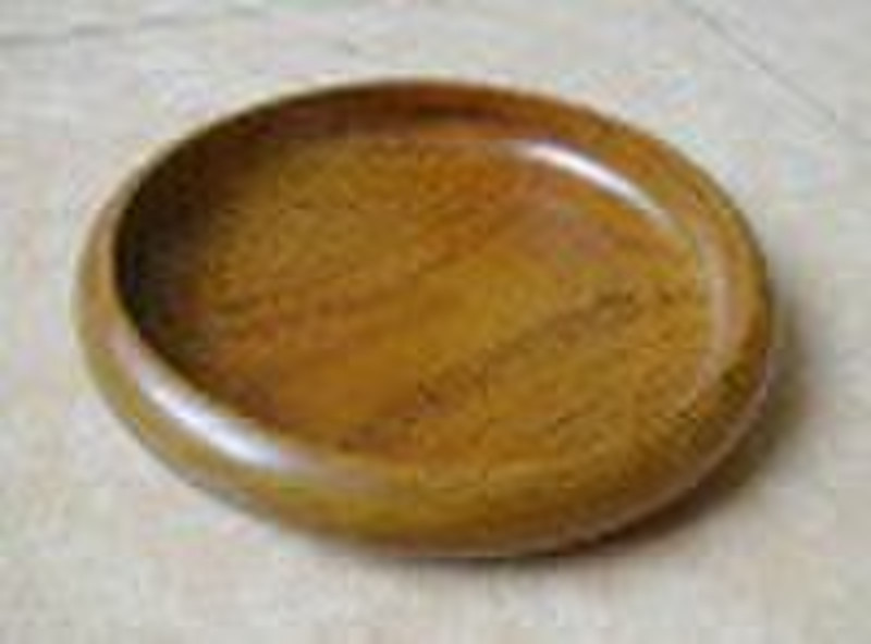 Rounded Wooden Tray