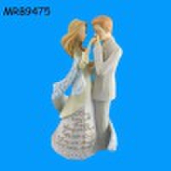 resin couple wedding decoration