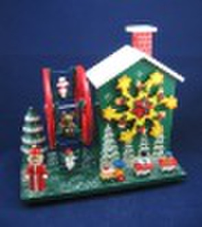Christmas Windmill Music Box