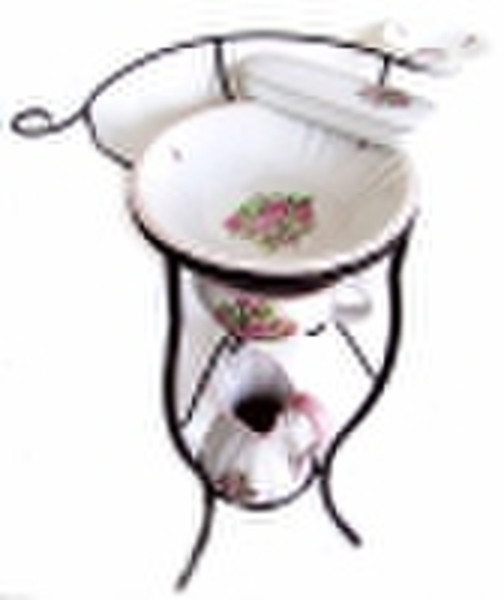 Ceramic Pitcher with Bowl