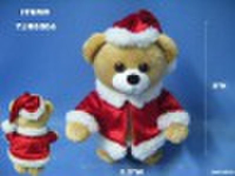 SINGING WALKING XMAS BEAR