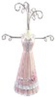 POLY PINK ROSE JEWELLERY HANGER