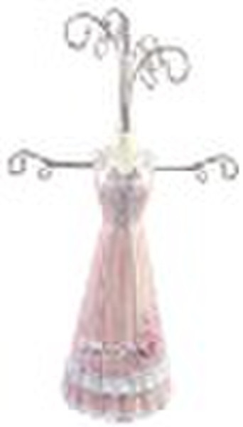 POLY PINK ROSE JEWELLERY HANGER