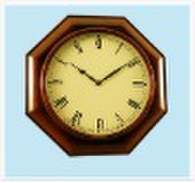 Wooden Wall Clock, Wood Clock, Wooden Round Wall c