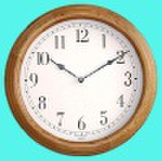 Wooden Wall Clock, Wood Clock, Wooden Round Wall c