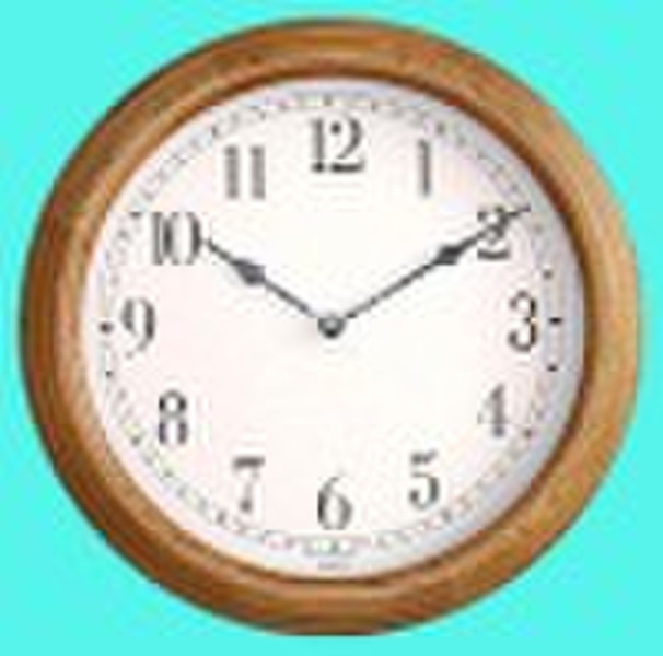 Wooden Wall Clock, Wood Clock, Wooden Round Wall c