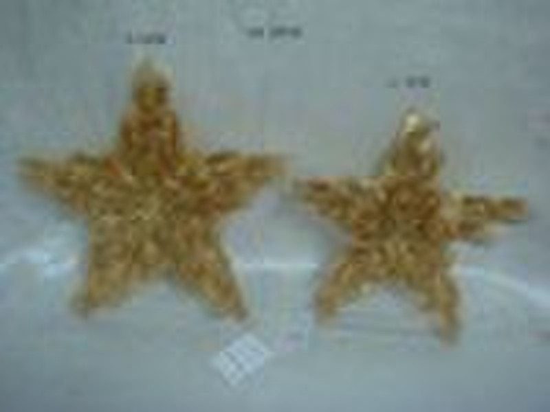 Metal christmas star decorations