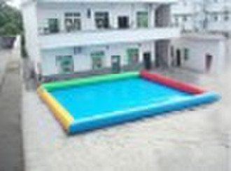 outside inflatable water pool