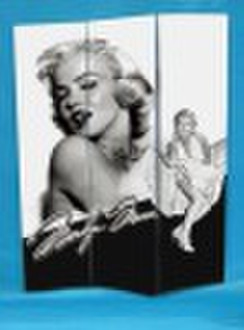 3 pannel room divider