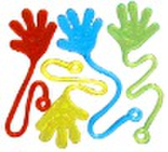 promotion gift sticky hand  toys sticky toys plast