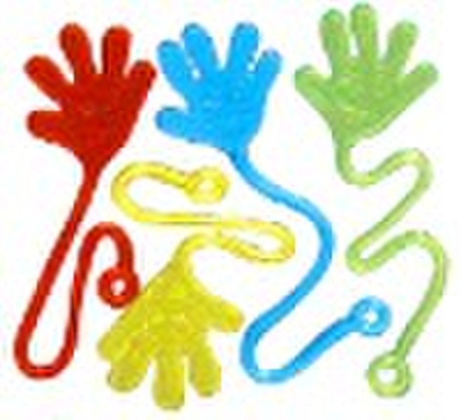 promotion gift sticky hand  toys sticky toys plast