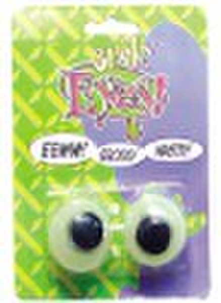 Promotion gift 3.2 cm sticky glowing eyes ball toy