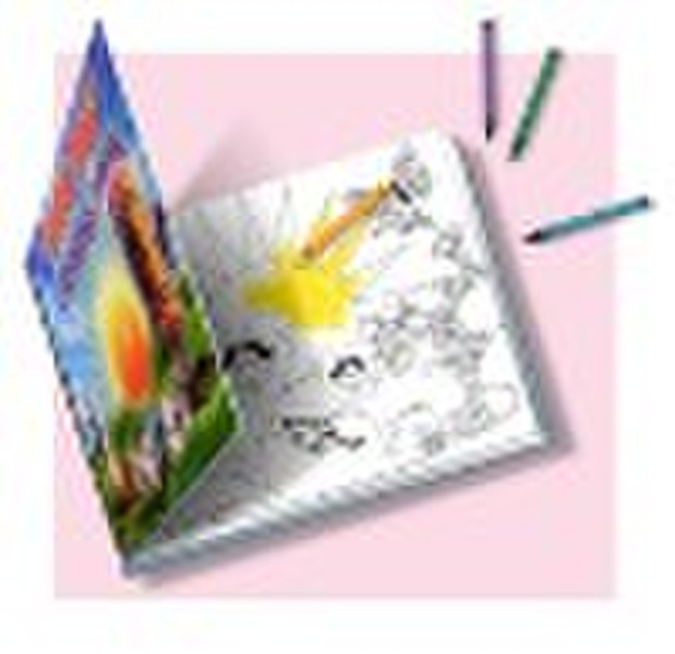 kid's coloring&painting&drawing book