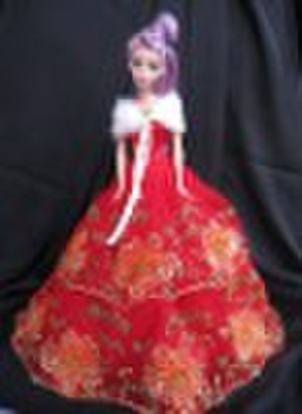 doll clothing, doll evening dress, doll dress, toy