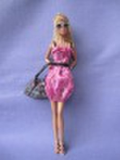 doll fashion dress, doll clothing, doll dress, toy