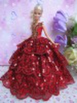 doll clothing, doll evening dress