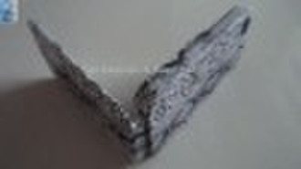 Snake Skin Pattern High Lights Leather Flip Pouch