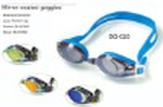 Mirror coated Anti-fog swimming goggles