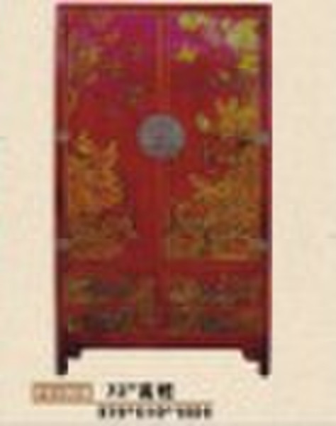 72" Chinese antique wardrobe