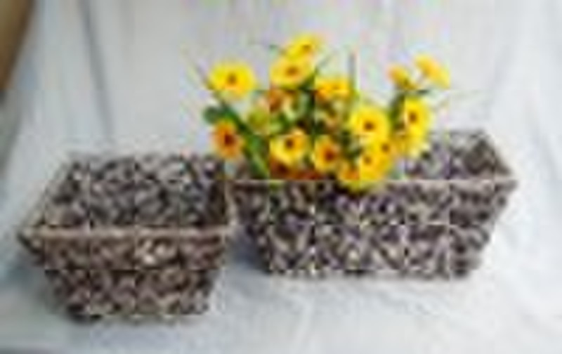 Storage Basket / Weihnachtskorb / Korbflechterei Set / Flowe