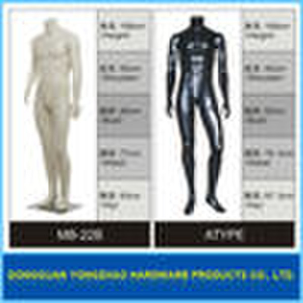 Full Body Herren Schaufensterfigur, Abstrakt Mannequin