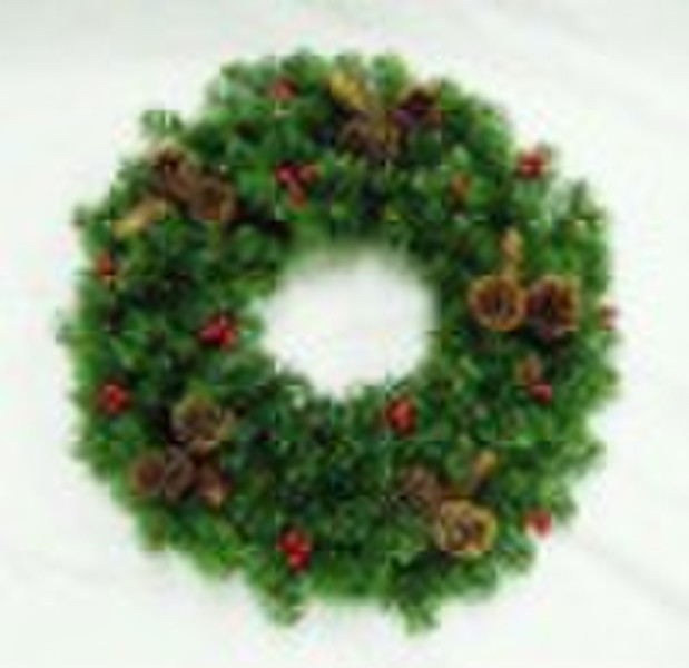 aritificial christmas wreath