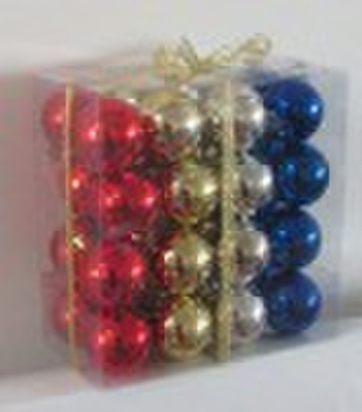 Decorative plastic christmas ball