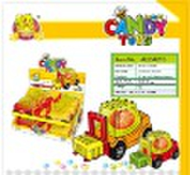 forklift with light toy gift  candy