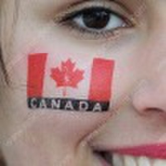 Temporary Tattoo Sticker-Canada Flag (TTS-002)