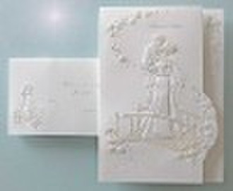 Embossed  wedding invitations -------UC017