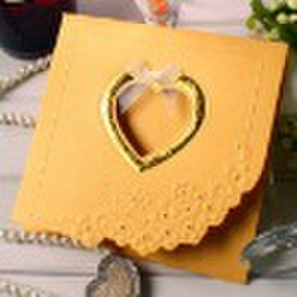 wedding cards with nice embossed flower and nice b