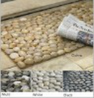 Naturally Yellow Pebble Cup Mat--110mm by 110mm