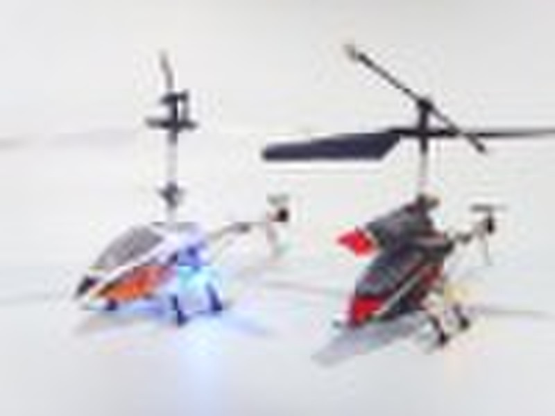 Metal 3ch rc helicopter with gyro and data line,co